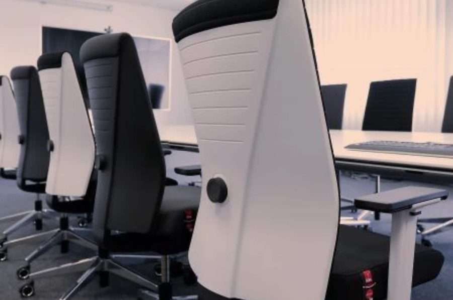 KOHL Tempeo Wave ergonomisk kontorstol sort stel