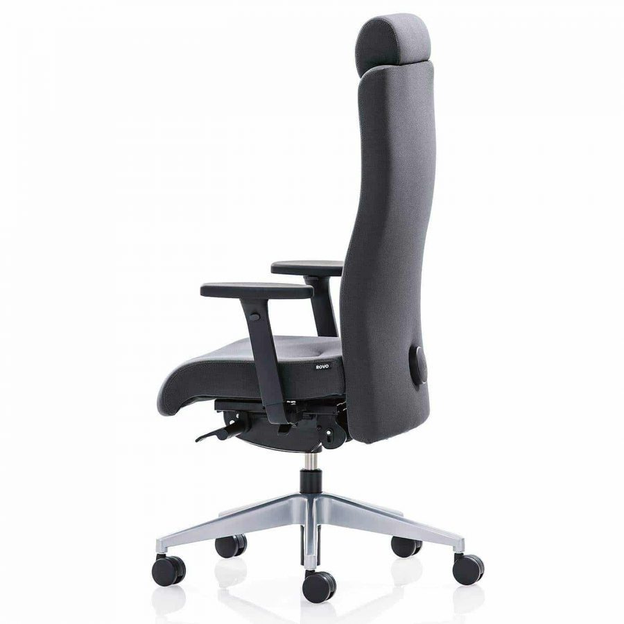 ROVO xp ergonomisk læder kontorstol EB comfort
