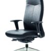 ROVO XL 5910 chef kontorstol m. armlæn, nappa læder