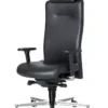 Rovo XP læder kontorstol, god komfort og ergonomi, med fjedersæde og Ergobalance