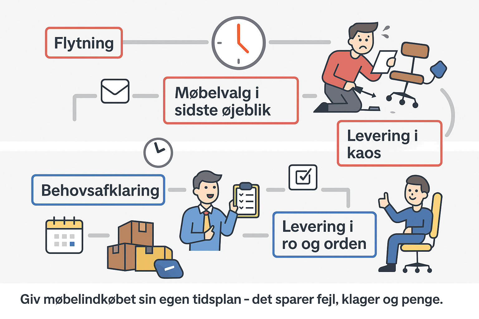 Fjerde fejl moebelvalg i sidste oejeblik
