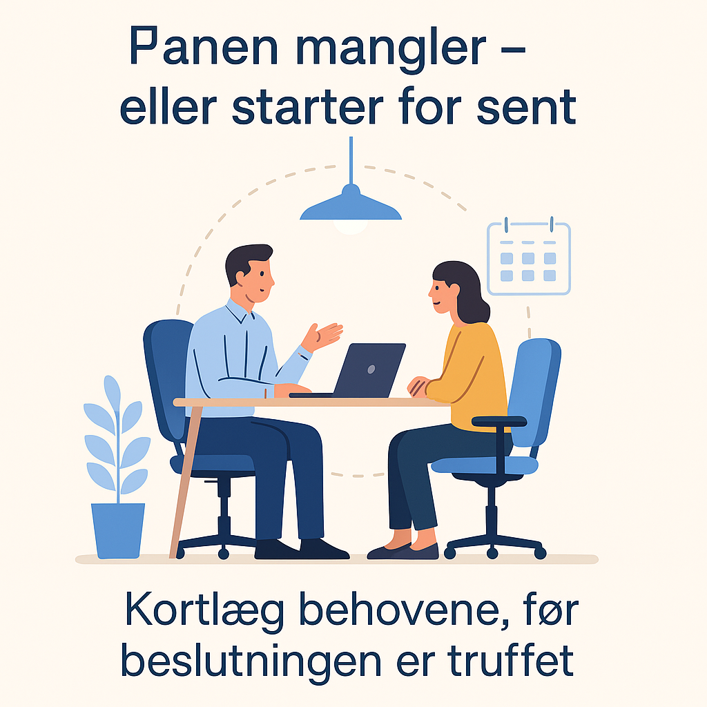 Foerste fejl planlaegning