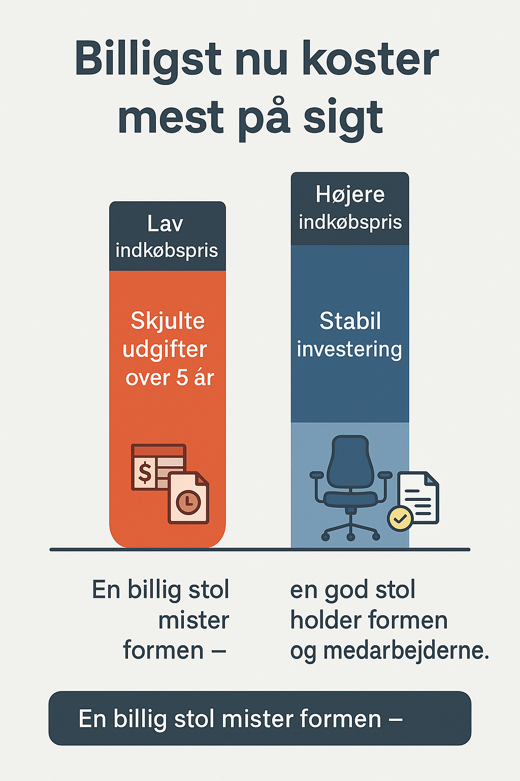 femte fejl billige stole koster mere paa laengere sigt