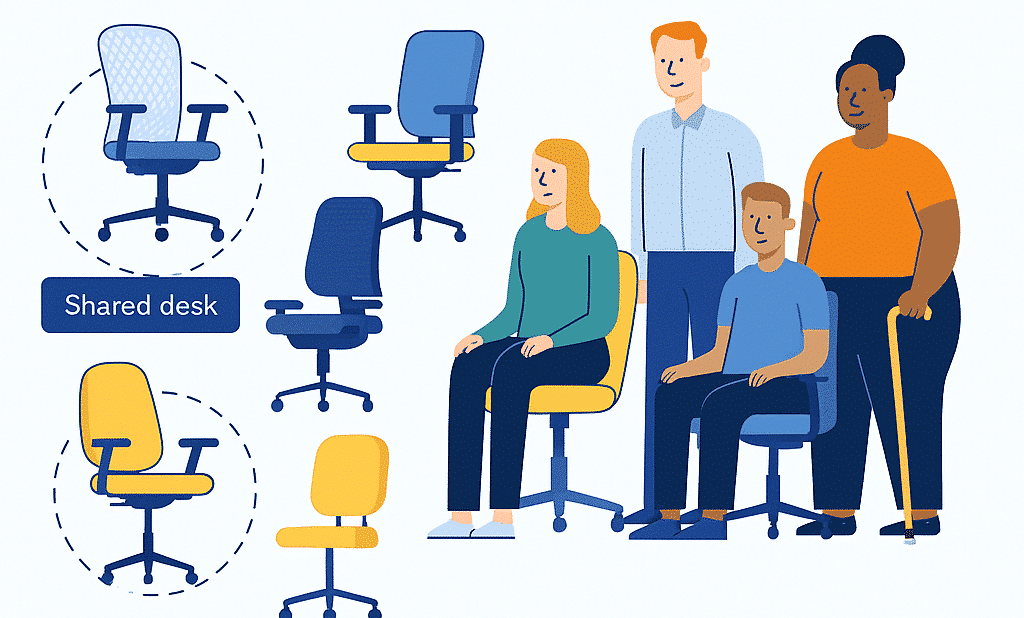 koeb varieret udvalg af kontorstole