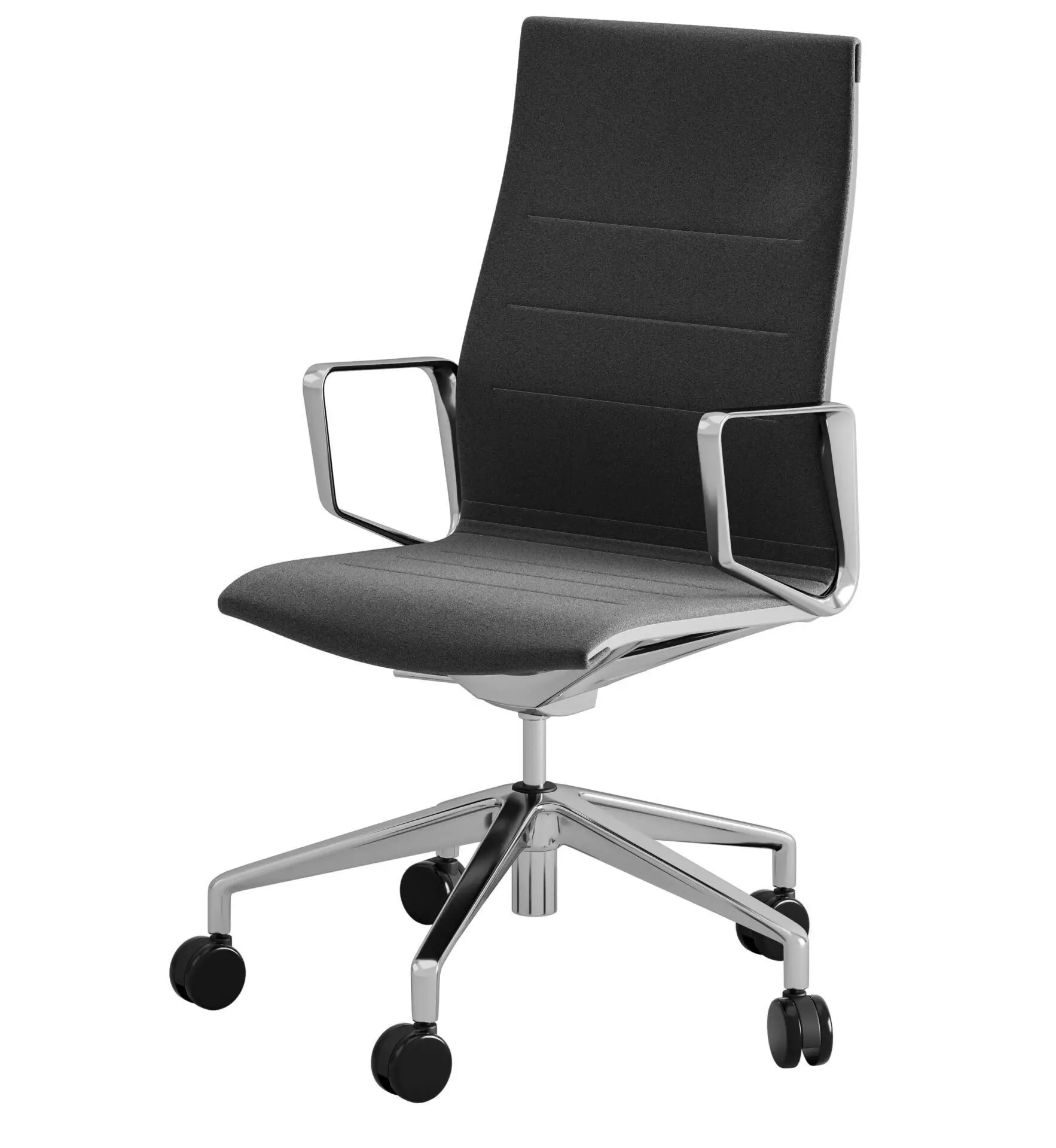Styrelse mødestol med høj ryg og sædevip
