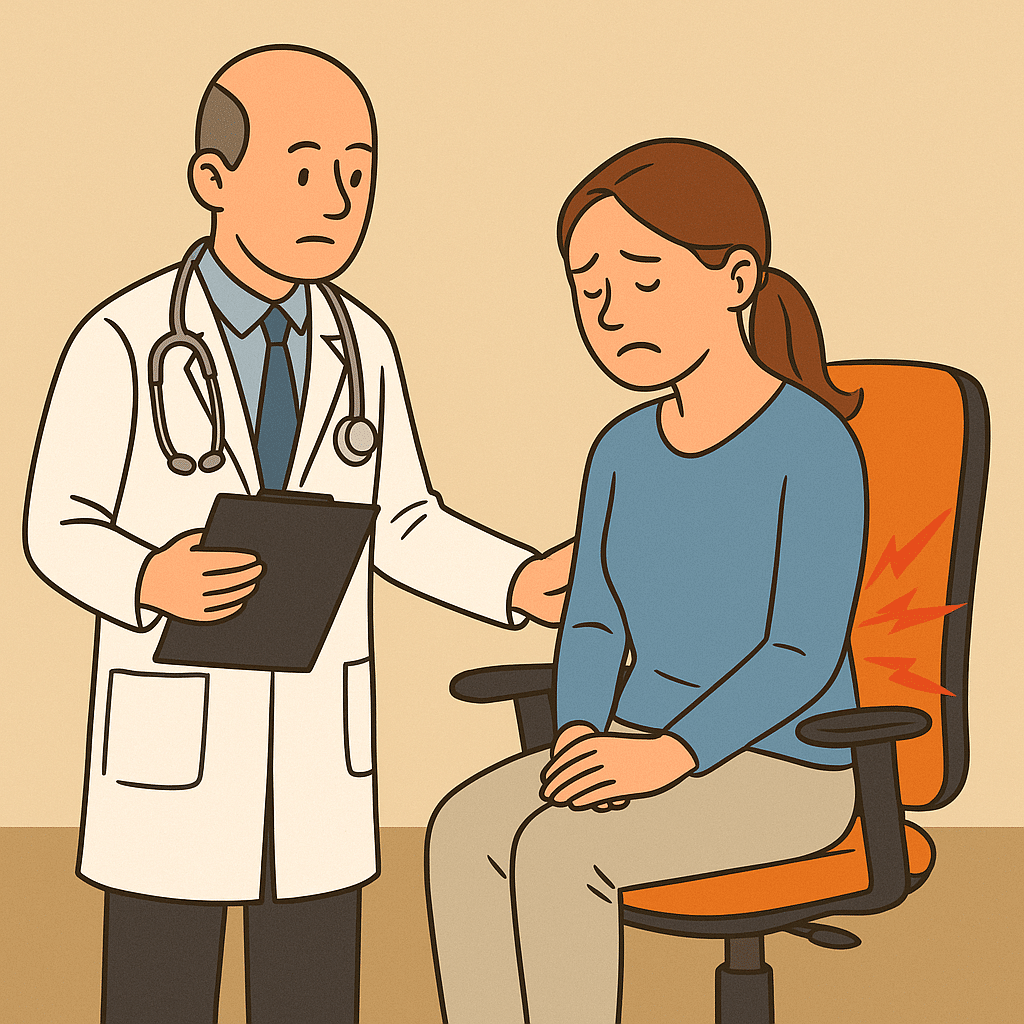 Læge besøg ved lændesmerte