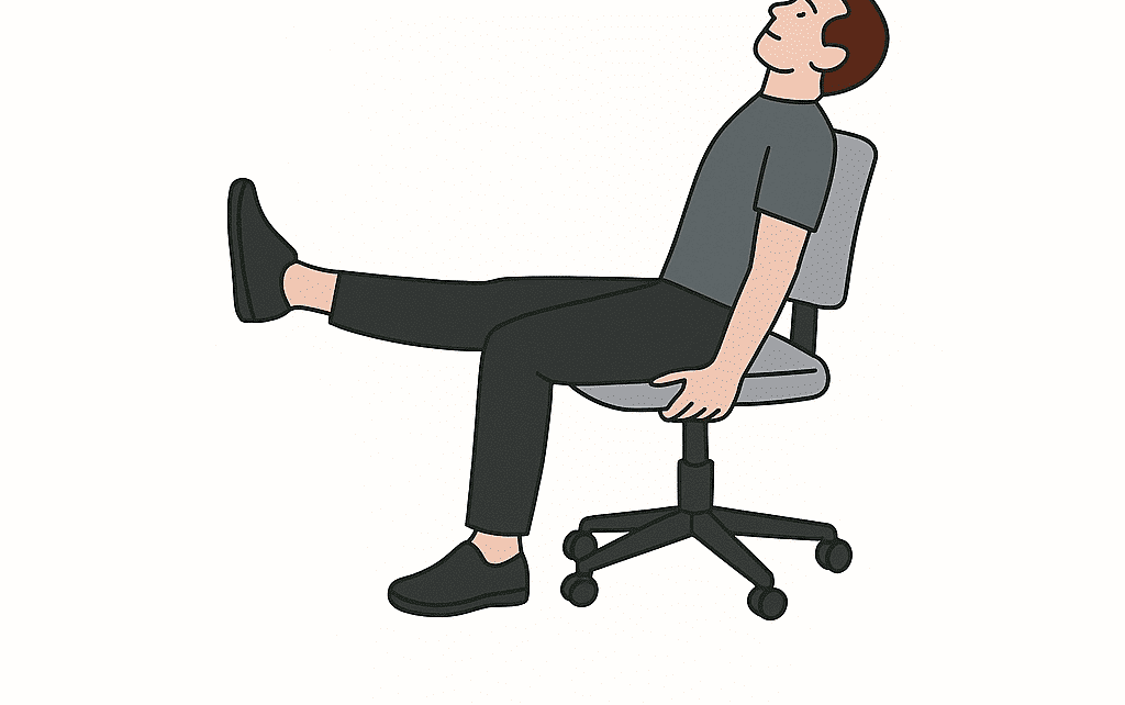 iskias øvelser som kan laves på stolen nervemobilisering