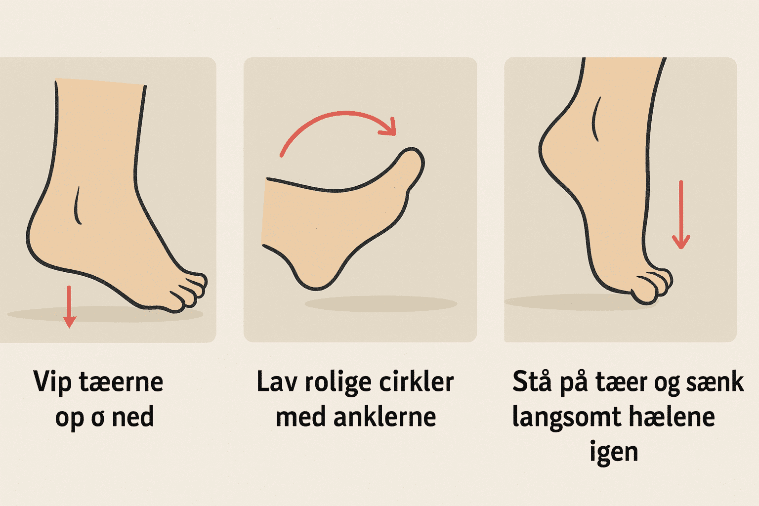 øvelser til sovende føder