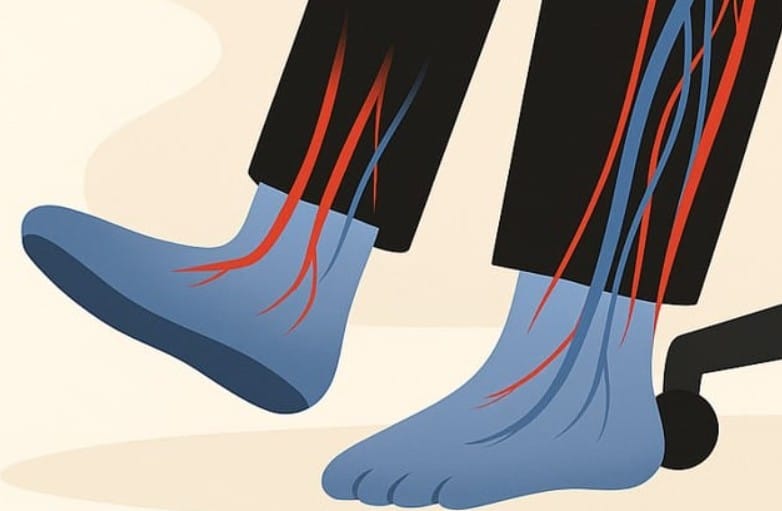 sovende føder tæt på