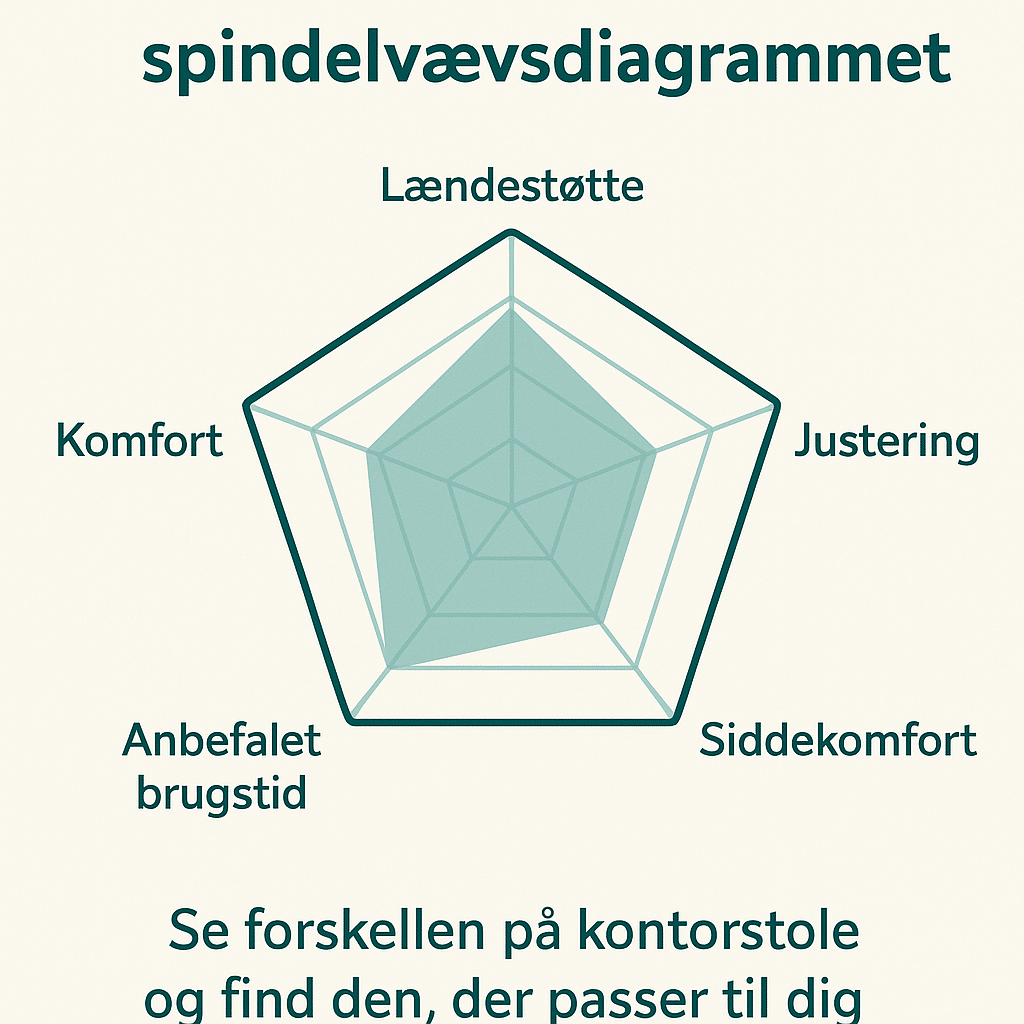 Laer om spindelvaevdiagramet vurdering af kontorstole